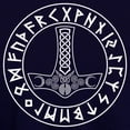 thumbnail image 3 of CafePress - Mjölnir Rune Shield Hooded Sweatshirt - Pullover Hoodie, Classic & Comfortable Hooded Sweatshirt, 3 of 4