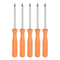 Uxcell 5pcs Torx Screwdriver T7 4" Length Star 6 Point Head Precision Screw Driver with Non-slip Handle, Yellow