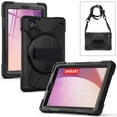 thumbnail image 6 of XYX Case for Lenovo Tab M8 4th Gen 8.0 inch 2023 Release TB-300FU with 360 Degree Rotating, Hand Strap, Shoulder Strap, Black, 6 of 7