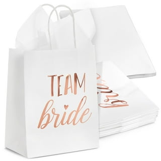  SHIPKEY 4 Pack Silver Gift Bags with Tissue Paper, 12.5x4.7x11  Inches, Reusable Gift Bags, Large Gift Bags, Reusable Grocery Bags for  Bridesmaids, Men and Women (32x12x28 cm): Home & Kitchen
