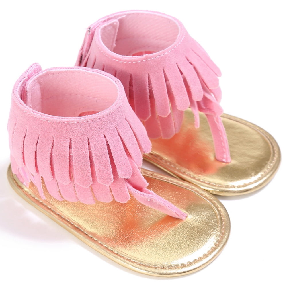Baby Girl Tassel Sandal Dress Shoes for Girls Prewalker Toddler