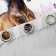 thumbnail image 4 of Homewish 3D Racing Horse Black Out Curtains for Women, Vibrant Rustic Sunflower Curtains Pack of 2 (42x63 Each), Hippie Western Animal Bedroom Curtains, Window Curtains Decor, 4 of 6