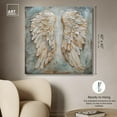 thumbnail image 5 of Wings of Ash II Canvas Wings Wall Art by Art Remedy, Gallery Wrapped, 40" x 40", 5 of 7