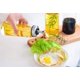 thumbnail image 2 of Oil and Vinegar Dispenser, Stainless Steel Cooking Oil and Vinegar Dispenser Bottle Set, Glass for Kitchen with Funnel and Pourer (ZZS-300ML), 2 of 4