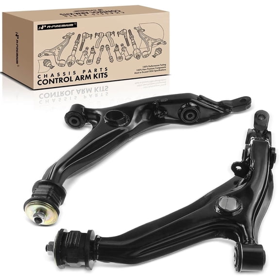 A-Premium 2 x Front Lower Control Arm with Bushing, Compatible with Honda CR-V 1997-2001, Replace # RK640324