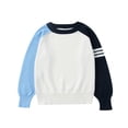 thumbnail image 3 of Afdoent Boys Sweater Color Block Knit Pullover Warm Winter Long Sleeve Crewneck Sweater Casual Comfortable Daily Wear for Toddler Kids 18-24 Months, 3 of 3