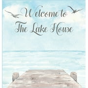 Lake house guest book (Hardcover) for vacation house, guest house, visitor comments book, (Hardcover)