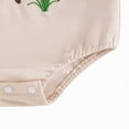 thumbnail image 5 of mgoYE Baby Boy Hunting Outfit Duck Embroidery Baby Romper Long Sleeve Crew Neck Bodysuit Newborn Infant Spring Fall Clothes(Beige,12-18 Months), 5 of 6