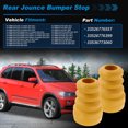 thumbnail image 2 of Unique Bargains 1 Set Topes de Suspensión para BMW X5 (E70) 2007-2013 para BMW X5 3.0si 2007-2010 Tope de Amortiguador Número 33526776557/33526776399/33536773060, 2 of 6