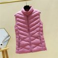 thumbnail image 4 of Women Autumn Winter Ultra Light Duck Down Vest Slim Sleeveless Zip up Jacket Warm Puffer Waistcoat, 4 of 6