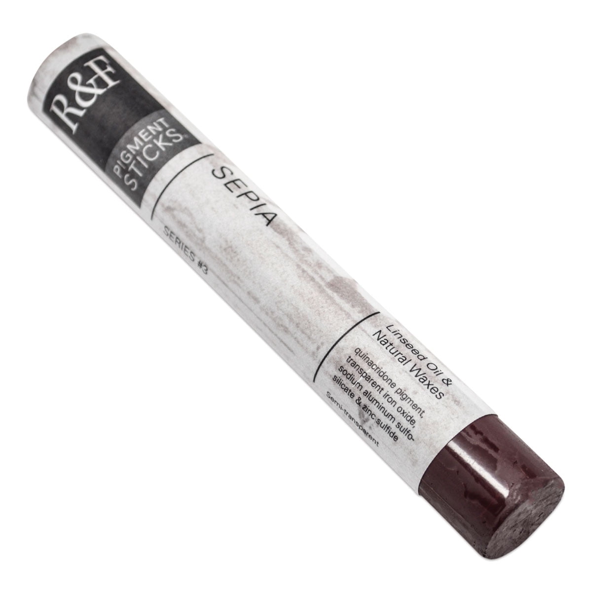 R&F Handmade Paints Pigment Stick, 38ml, Sepia