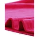 thumbnail image 5 of Blusa casual de manga larga con cuello en V de terciopelo para mujer Rosa Caliente S, 5 of 6