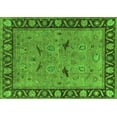 thumbnail image 1 of Ahgly Company Indoor Rectangle Oriental Green Industrial Area Rugs, 7' x 10', 1 of 4