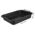 thumbnail image 2 of Phenofice 1Set Reusable Non Stick Carbon Steel Rectangle Baking Tray Deep Oven Pan for Easy Cleaning, 2 of 5
