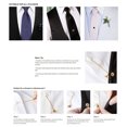 thumbnail image 5 of Men Tie Tack Fashion Rudder Rhinestone Tie Tack Back Tie Tack Clutch with Chain, 5 of 5