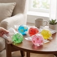 thumbnail image 6 of Squishy Clear Glitter Squeeze Stress Ball, Pastel Color Sequins Jelly Fidget Ball, Portable Anxiety Relief Toy, Party Favor and Desktop Decor Gift, 6 of 8