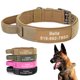 thumbnail image 2 of Custom Military Dog Collar Personalized Tactical Nylon Accessories Collar Adjustable Medium Large Dogs German Shepherd Collars ShopWise Round, 2 of 10