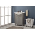 thumbnail image 2 of Design Element Marian 24" Single Sink Bathroom Vanity in Stone Gray, 2 of 4
