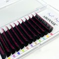 thumbnail image 1 of ABONNIE Extensiones de pestañas con volumen clásico de color ombré, pestañas de colores esponjosas hechas a mano, suministros de volumen, 1 of 5