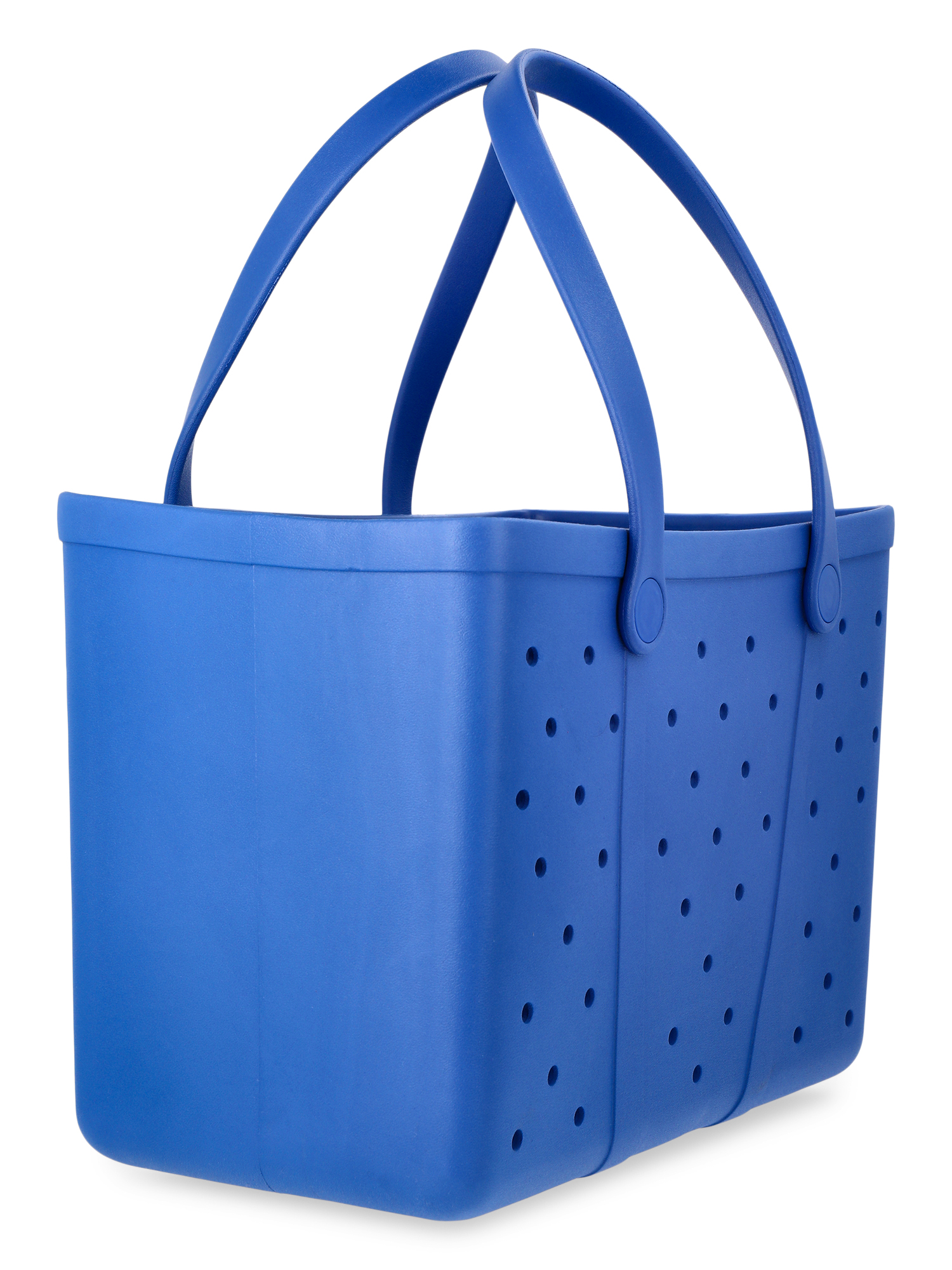 Time and Tru Women's Waterproof EVA Beach Tote, Blue photo 2