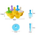 thumbnail image 2 of 1pcs 7-Cavity Popsicle Mold Fresh Fruit Frozen Quick-Frozen Tray, Mini Silicone Popsicle Mold, Lollipop, 2 of 4
