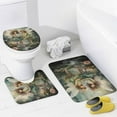 thumbnail image 4 of Vintage Girl Shower Curtain Set for Bathroom 4Pcs Fantasty Forest Fairy Tale Bathroom Sets with Rugs Toilet Lid Cover Bath Mat Shower Curtain Set with Hooks, Bathroom Decor, 4 of 8