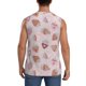thumbnail image 4 of Balery Strawberry Cake Camisetas sin mangas para hombre, absorbe la humedad y protege contra el mal olor.-Medium, 4 of 7