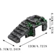 thumbnail image 3 of Turtle Basking Platform for Aquarium, Resting Terrace for Tortoise and Climbing Platform, Resin Realistic Stone Ornament for Fish Tank, Turtle Dock for Small Aquarium and Terrarium (A), 3 of 5