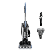 BISSELL CleanView Max Tangle-Free Bagless Upright Vacuum, Pet Friendly, with LED Headlights, Active Extension Wand, and Tangle-Free Brush Roll, Model 4072, Blue