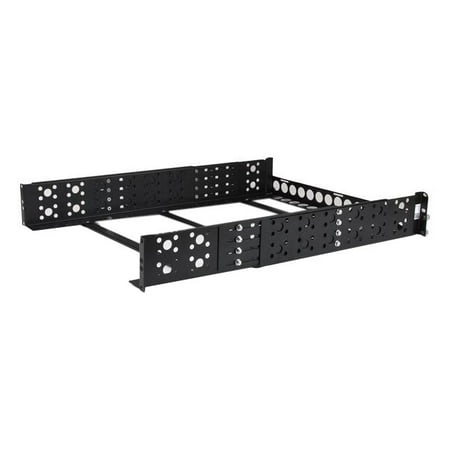 StarTech 2U Fixed 19" Adjustable Depth Universal Server Rack Rails