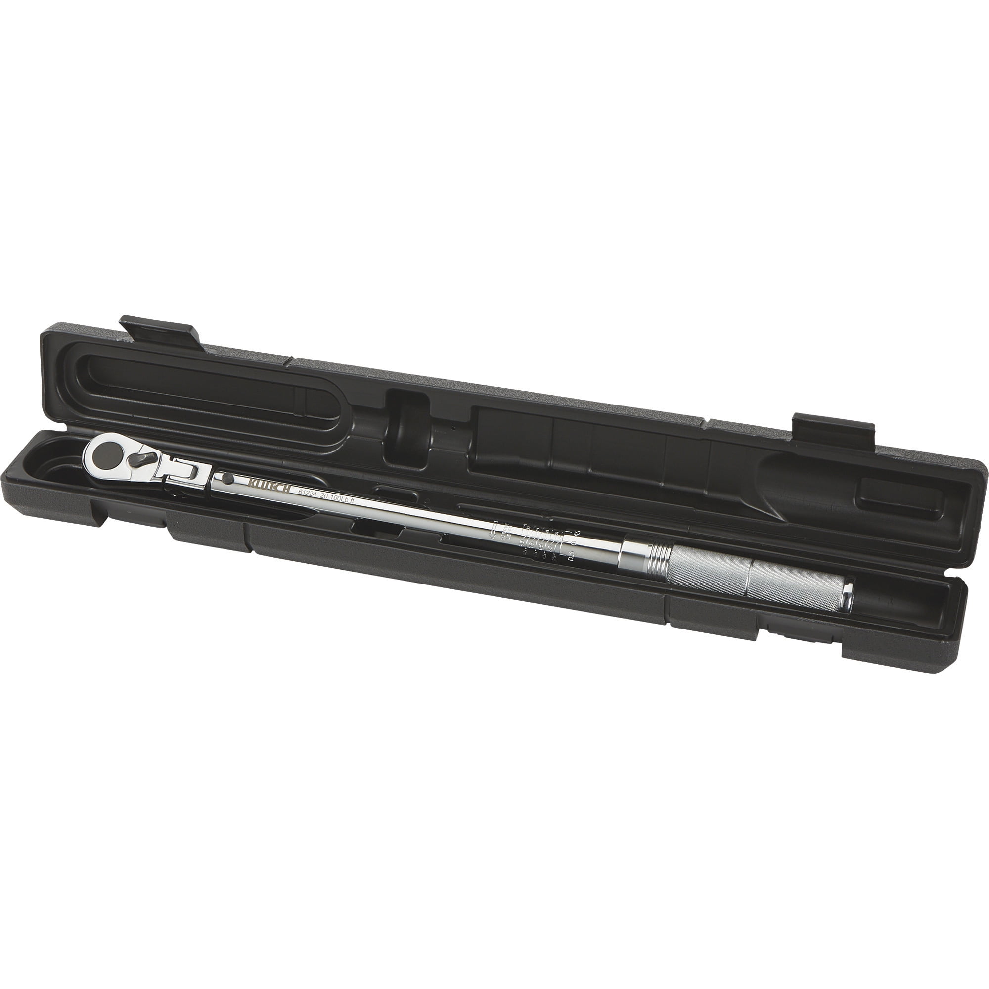 Klutch Flex Head Torque Wrench, 3/8in.-Drive