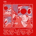 thumbnail image 2 of Girls Lilo & Stitch Stylized Ohana means Family Quote T Shirt, 2 of 5