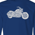 thumbnail image 4 of Inktastic Distressed Motorcycle Long Sleeve Youth T-Shirt, 4 of 5