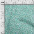 thumbnail image 1 of oneOone Organic Cotton Voile Fabric Brush Stroke & Fruits Printed Fabric 1 Yard 42 Inch Wide, 1 of 4
