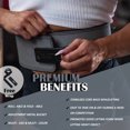thumbnail image 5 of Beast Power Gear Weight Lifting Belt with Free Strap - 4 Inches Wide 10MM 13MM Lever Belt Weightlifting with Lever Buckle, 5 of 6