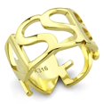 thumbnail image 1 of Bague en Acier Inoxydable avec Pierre pour Femmes, Style Pierre Sans Pierre, Taille 6, 1 of 5