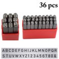 thumbnail image 1 of Stamp Punch Set Carbon Steel Leather DIY Metal Stamp Tool Letter Punch Set, 1 of 6