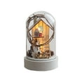thumbnail image 2 of Luoshdecor Christmas Snow Globes Light,Clear Snow Globe Tabletop Decor for Winter Home Wonderland Party Supplies 4.3 in, 2 of 5