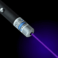 thumbnail image 1 of Pour Puissant Stylo Laser Pointer Bleu Violet Faisceau Lumineux Visible Réglable, 1 of 1