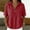 Red, variant on Womens Short Sleeve Half Zipper Top Cotton V Neck Loose Shirts Summer Casual Work Tops with Pockets