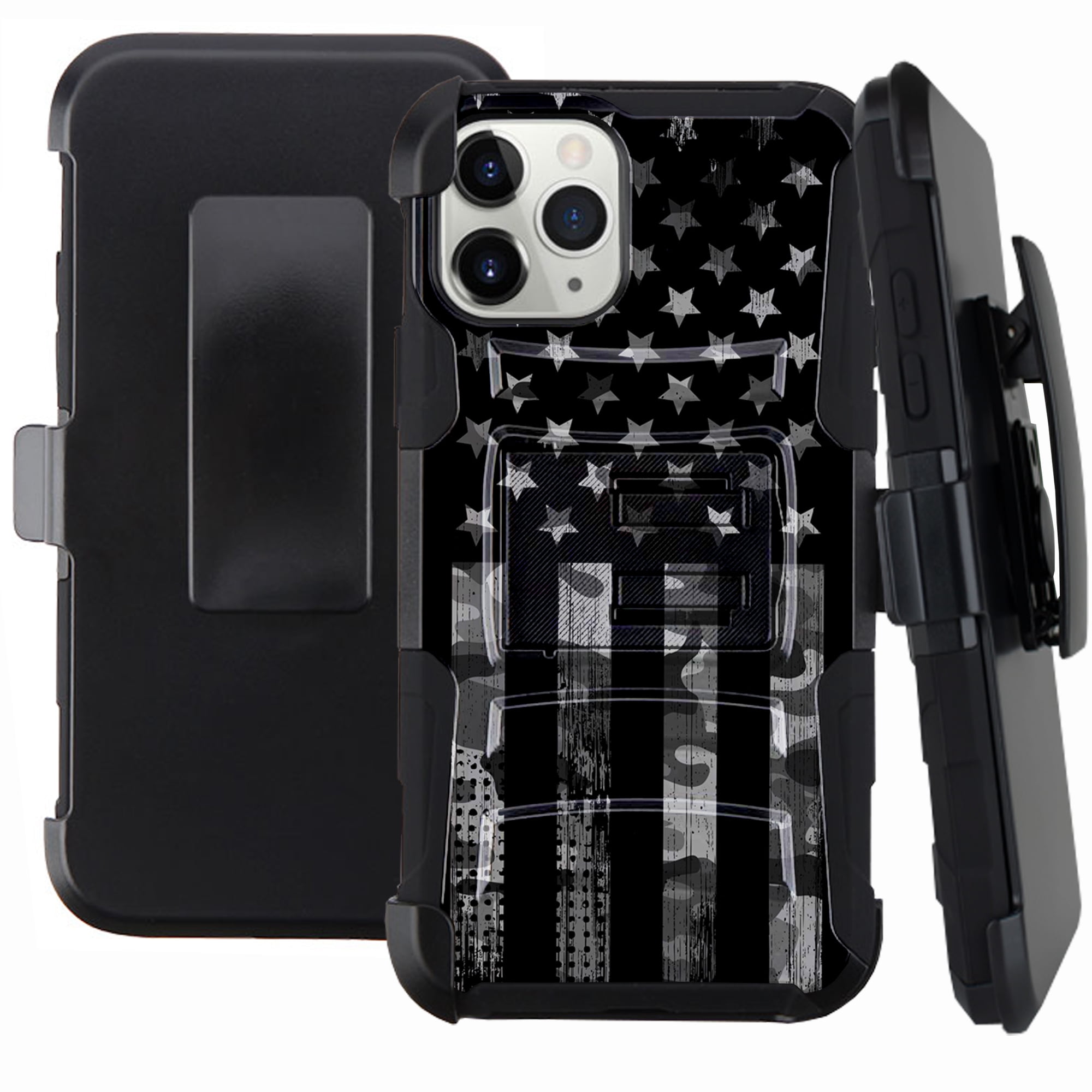 DALUX Hybrid Kickstand Holster Phone Case Compatible with Iphone 12 Pro
