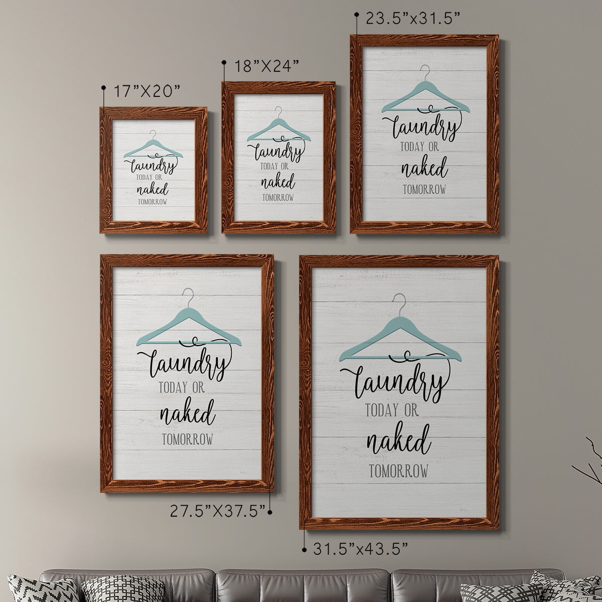 Naked Tomorrow - Premium Framed Canvas 2 Piece Set - Ready to Hang
