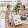 thumbnail image 5 of Jolie Vallee Wooden Baby Walker,Push Walker with Activity Center,Push Wlakers for Babies 12 M+,Adjustable Speed and Height Walkers for Boys/Girls, 5 of 10