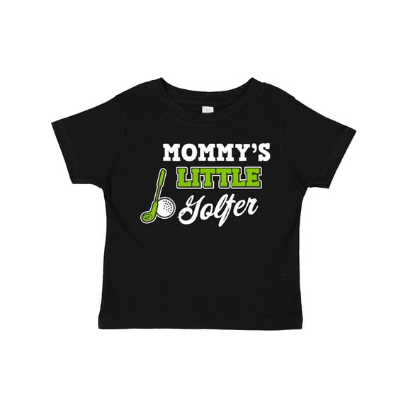 Inktastic Mommys Little Golfer with Golf Club and Ball Boys or Girls Toddler T-Shirt