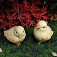 thumbnail image 5 of FYHALE Outdoor Garden Decoration Simulation Little Yellow Chicks Cute Chicken Statues Lawn Ornament Easter Decoration, 5 of 6