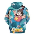 thumbnail image 3 of Steven Universe Hoodie 3D Print Pullover Hooded Long Sleeve Sweatshirts Tops Blouse with Pocket for Mens Womens, 3 of 8