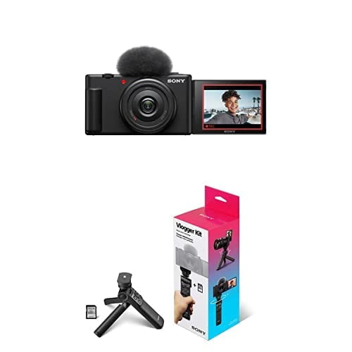 Cámara Sony ZV-1F Vlog para creadores de contenido con kit de accesorios