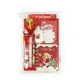 thumbnail image 2 of Set of 8 Christmas Notepads & Ballpoint Pens – Winter Memo Pads with Christmas Designs for Holiday Decorations, Office & Party Favors, Bulk Christmas Gifts, Red, Notebooks, 2 of 8