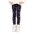 thumbnail image 6 of Girls Fleece Lined Leggings Warm Winter Pants Printed Thick Thermal Tights Pants Girls Stretchy Leggings 3-13 Years, 6 of 7