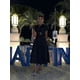 thumbnail image 5 of Vestido largo liso con escote en V y cintura alta para mujer, vestido largo elegante con mangas voladoras y corte en A, vestidos de fiesta de verano para mujer, 5 of 5